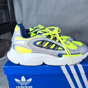 adidas Ozmillen Silver Metallic Solar Yellow Corel Blx 1 Mens Shoes Size 12